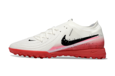Men's Nike Phantom GX 2 Elite TF Football Shoes - White/Crimson Red/Black