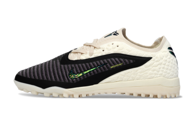 Men's Nike Phantom 6 Low Elite TF Football Shoes - Black/Electric Green/Neutral Beige