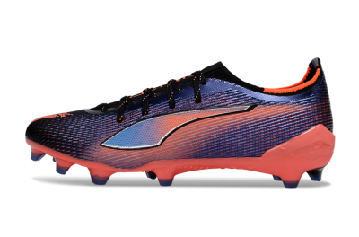 Men's Puma Ultra Ultimate FG Football Boots - Black/Electric Orange/Sapphire Blue