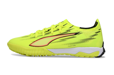 Men's Puma Ultra Ultimate TF Football Shoes - Yellow/Electric Yellow/Crimson Blaze
