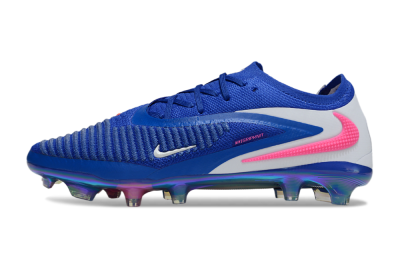 Unisex Nike Phantom 6 Low Elite FG Football Boots - Blue/Electric Blue/Neon Pink