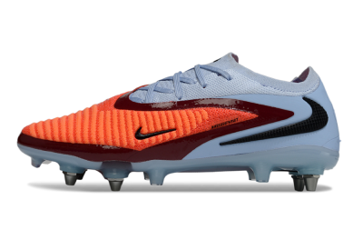 Unisex Nike Phantom 6 Low Elite SG Football Boots - Orange/Crimson Red/Sky Blue
