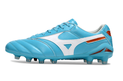 Men's Mizuno Morelia Neo 2 FG Football Boots - Cyan/Bright Cyan/White