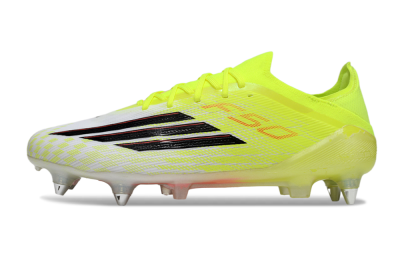 Men's Adidas F50 Elite SG Football Boots - Yellow/Neon Glow/Citrus Burst