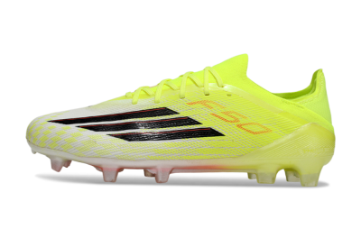 Unisex Adidas F50 Elite FG Football Boots - Yellow/Neon Green/Black