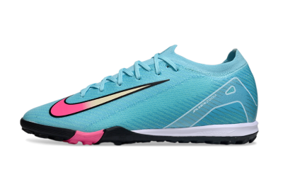 Unisex Nike Air Zoom Mercurial Vapor 16 Elite TF Football Shoes - Aqua/Electric Pink/Black