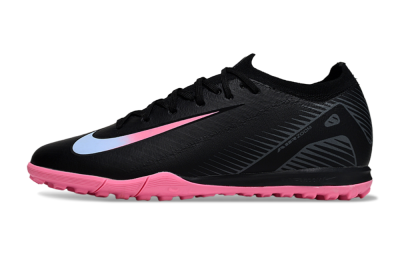 Unisex Nike Air Zoom Mercurial Vapor 16 Elite TF Football Shoes - Black/Vibrant Pink/Cool Cyan