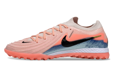 Men's Nike Phantom GX 2 Elite TF Football Shoes - Pink/Coral Glow/Sky Blue
