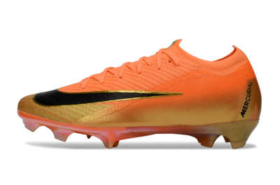Unisex Nike Air Zoom Mercurial Vapor 16 Elite FG Football Boots - Orange/Electric Burst/Golden Shine