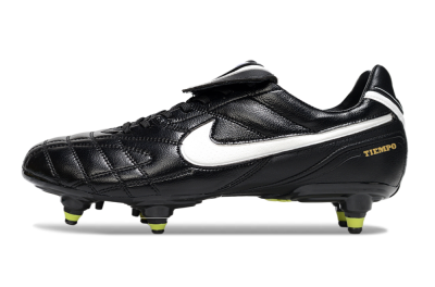 Men's Nike Tiempo Legend 10 Elite SG Football Boots - Black/Electric Yellow/White