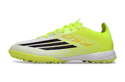 Men's Adidas F50 Pro TF Football Shoes - Yellow/Vibrant Neon/White