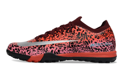 Unisex Nike Air Zoom Mercurial Vapor 16 Elite TF Football Shoes - Red/Electric Pink/Metallic Silver