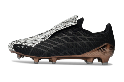 Men's Adidas F50 Elite FG Football Boots - Black/Copper Highlight/White Accents