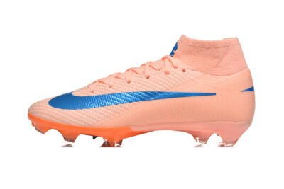 Men's Nike Air Zoom Mercurial Superfly 10 Elite FG Football Boots - Pink/Coral Orange/Deep Blue