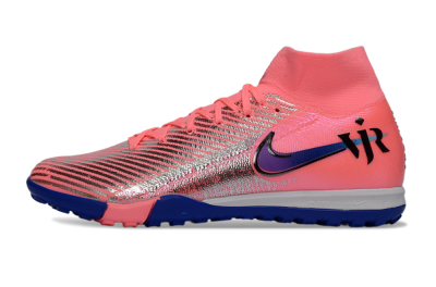 Unisex Nike Air Zoom Mercurial Superfly 10 Elite TF Football Shoes - Pink/Electric Pink/Deep Blue