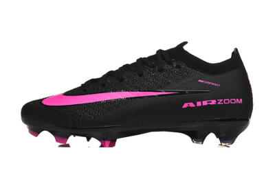 Men's Nike Air Zoom Mercurial Vapor 16 Elite FG Football Boots - Black/Vibrant Pink/Glossy Black