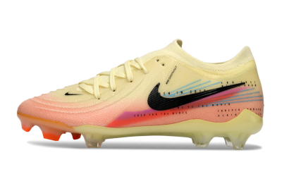 Men's Nike Phantom GX 2 Elite FG Football Boots - Yellow/Peach Fusion/Sunrise Glow