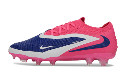 Unisex Nike Phantom 6 Low Elite FG Football Boots - Purple/Electric Pink/Sapphire Blue