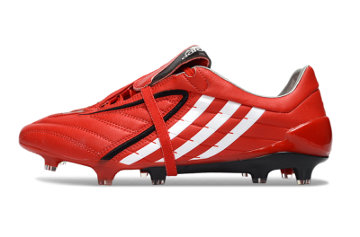 Men's Adidas Predator Accelerator Electricity FG Football Boots - Red/Crisp Crimson/Classic White