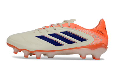 Men's Adidas Copa Pure 3 FG Football Boots - White/Vibrant Orange/Navy Blue