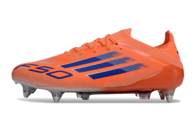 Men's Adidas F50 Elite SG Football Boots - Orange/Electric Orange/Deep Navy