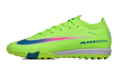 Men's Nike Air Zoom Mercurial Vapor 16 Elite TF Football Shoes - Green/Electric Green/Navy Blue