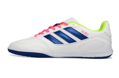 Men's Adidas Top Sala IC Football Shoes - White/Navy Blue/Pink