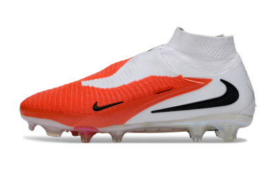 Unisex Nike Phantom 6 High Elite FG Football Boots - Orange/Fiery Sunset/White Mist