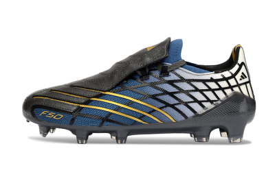 Unisex Adidas F50 Elite FG Football Boots - Blue/Golden Yellow/Black