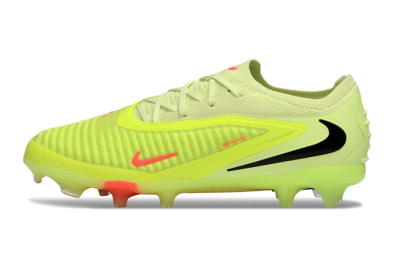 Unisex Nike Phantom 6 Low Elite FG Football Boots - Yellow/Lime Glow/Neon Coral