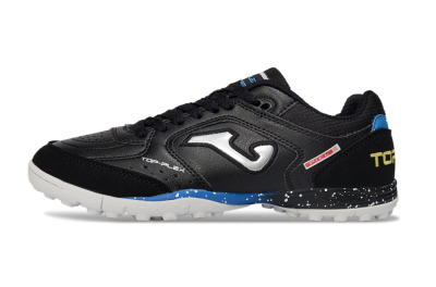 Men's Joma Top Flex TF Football Shoes - Black/Electric Blue/Classic White