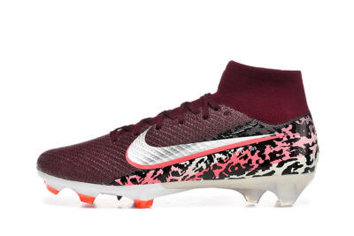 Men's Nike Air Zoom Mercurial Superfly 10 Elite FG Football Boots - Burgundy/Neon Pink/Black
