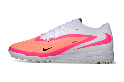 Men's Nike Phantom 6 Low Elite TF Football Shoes - Pink/Vibrant Neon/Soft White