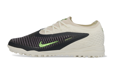 Unisex Nike Phantom 6 Low Elite TF Football Shoes - White/Lime Green/Slate Black