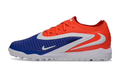 Unisex Nike Phantom 6 Low Elite TF Football Shoes - Blue/Vibrant Orange/White