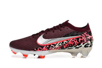 Men's Nike Air Zoom Mercurial Vapor 16 Elite FG Football Boots - Burgundy/Crimson Burst/Black Camo