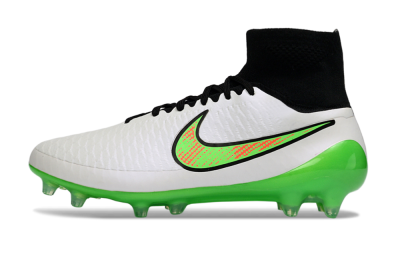 Men's Nike Magista Obra FG Football Boots - White/Vibrant Green/Black