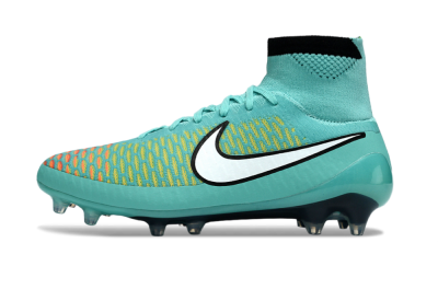 Men's Nike Magista Obra FG Football Boots - Aqua/Coral Burst/Neon Black