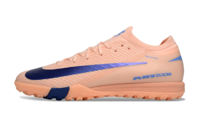 Unisex Nike Air Zoom Mercurial Vapor 16 Elite TF Football Shoes - Peach/Navy Blue/Light Orange