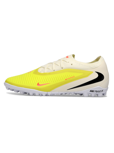 Unisex Nike Phantom 6 Elite Low TF Football Shoes - Yellow/Neon Yellow/White