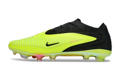 Unisex Nike Phantom 6 Low Elite FG Football Boots - Yellow/Electric Green/Black