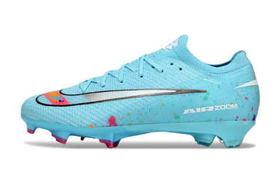 Men's Nike Air Zoom Mercurial Vapor 16 Elite FG Football Boots - Aqua/Coral Pink/Splash Yellow