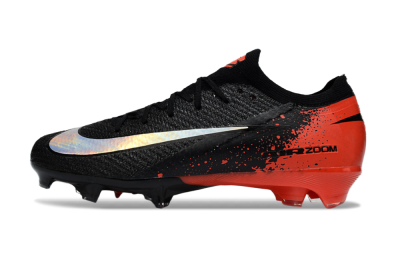 Men's Nike Air Zoom Mercurial Vapor 16 Elite FG Football Boots - Black/Fiery Red/Glossy Black