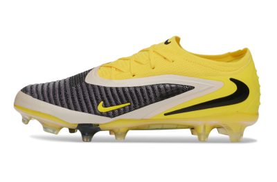 Unisex Nike Phantom 6 Elite Low FG Football Boots - Yellow/Electric Yellow/Graphite Gray