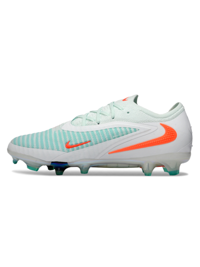 Unisex Nike Phantom 6 Elite Low FG Football Boots - Mint/Coral Glow/White Pearl