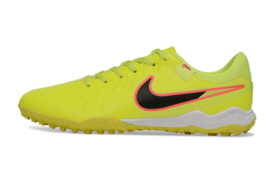 Men's Nike Tiempo Legend 10 Academy TF Football Shoes - Yellow/Electric Green/Hot Pink
