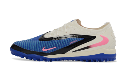 Unisex Nike Phantom 6 Elite Low TF Football Shoes - Blue/Electric Blue/Soft Pink