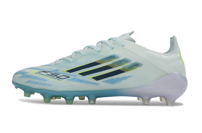 Men's Adidas F50 Elite FG Football Boots - Blue/Frosty Blue/Pearly White