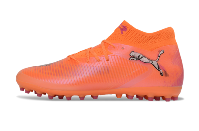 Men's Puma Future 8 Ultimate MG Football Boots - Orange/Vibrant Coral/Hot Pink