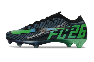 Unisex EAFC x Nike Air Zoom Mercurial Vapor 16 Elite FG Football Boots - Black/Green Glow/Frosted Shadow